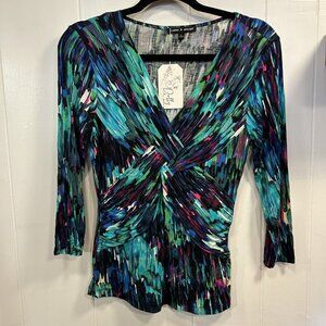 Cable & Gauge Multicolor Abstract Top